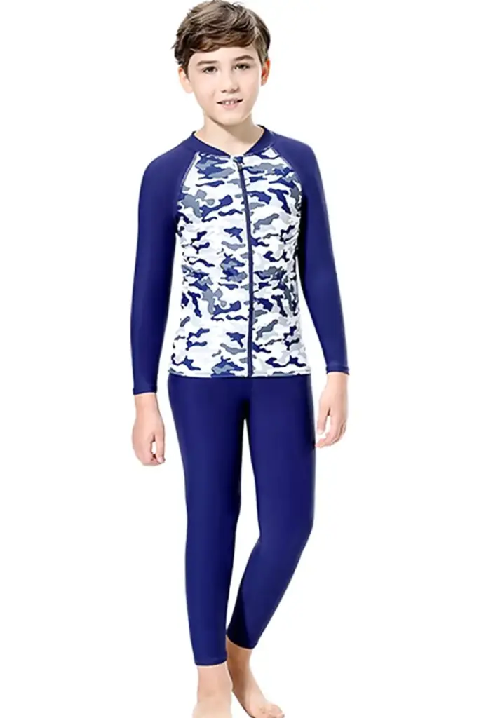 Boy Long Sleeve With Boxer Swimwear1