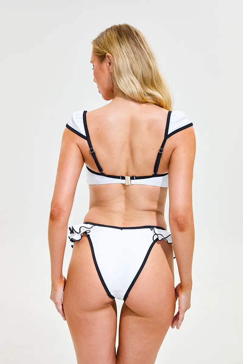 Ladies Bandeau Bikini With Frill2