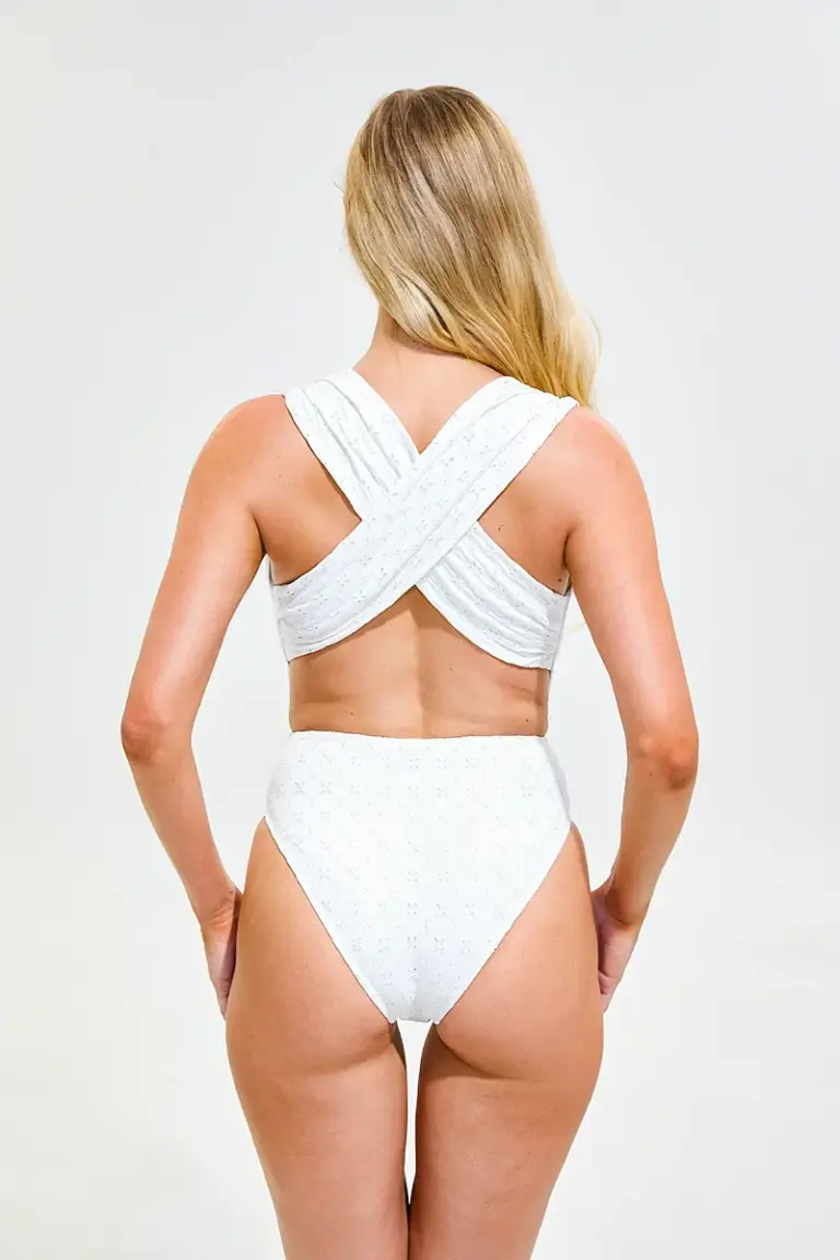 Ladies Broderie Swimsuit2