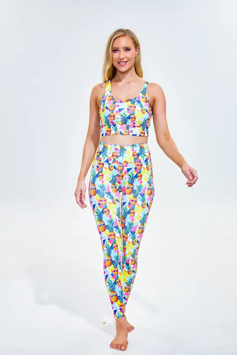 Ladies Crop Top and Scrunch Full Length Leggings2