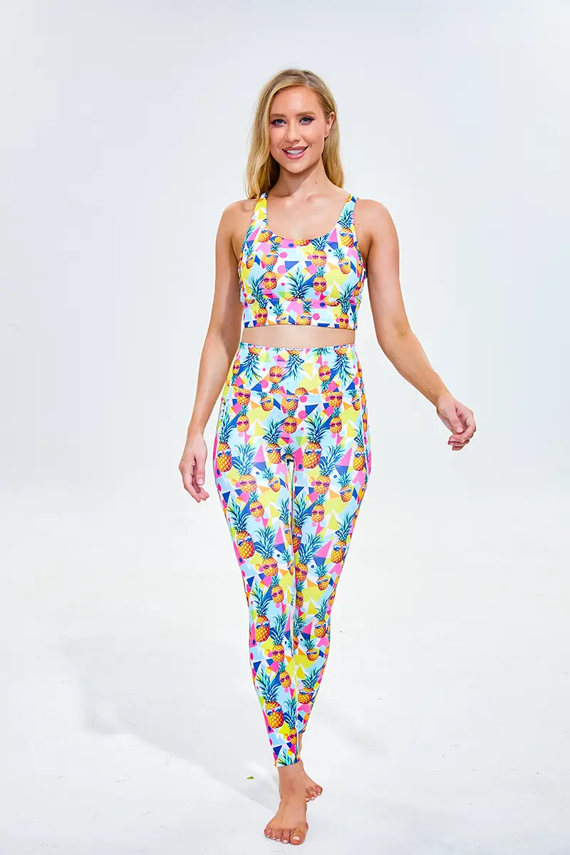 Ladies Crop Top and Scrunch Full Length Leggings2