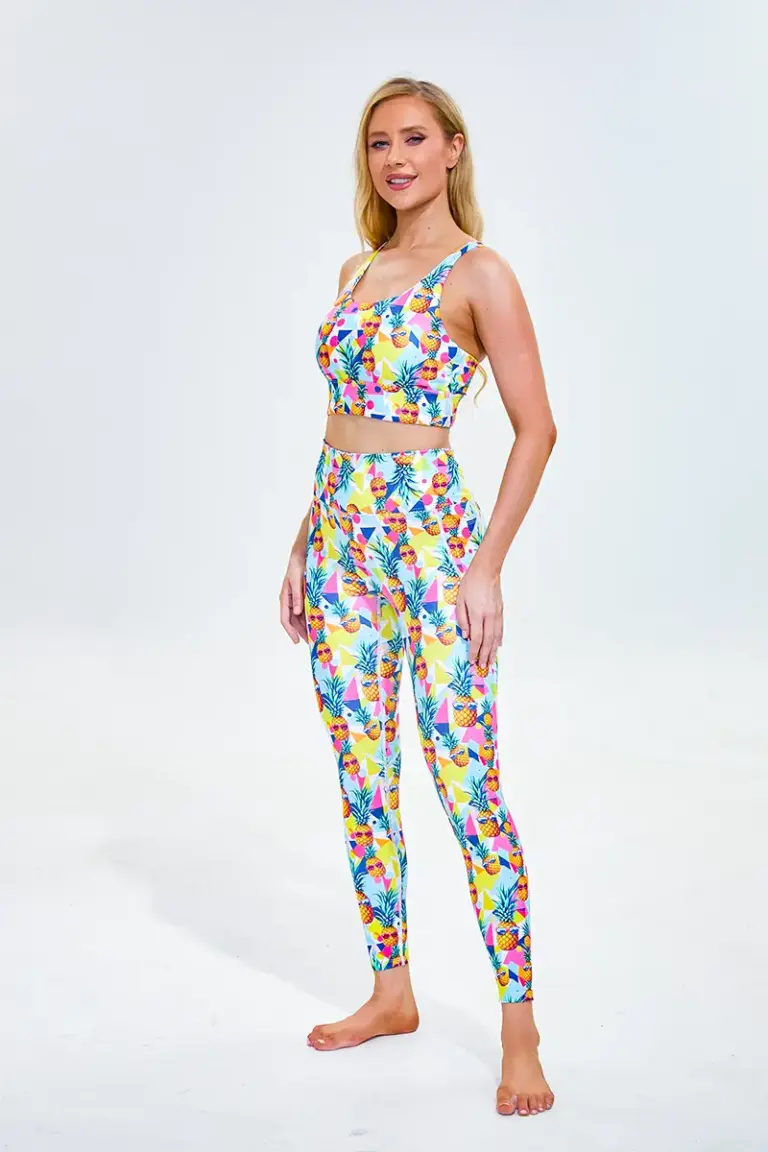 Ladies Crop Top and Scrunch Full Length Leggings3