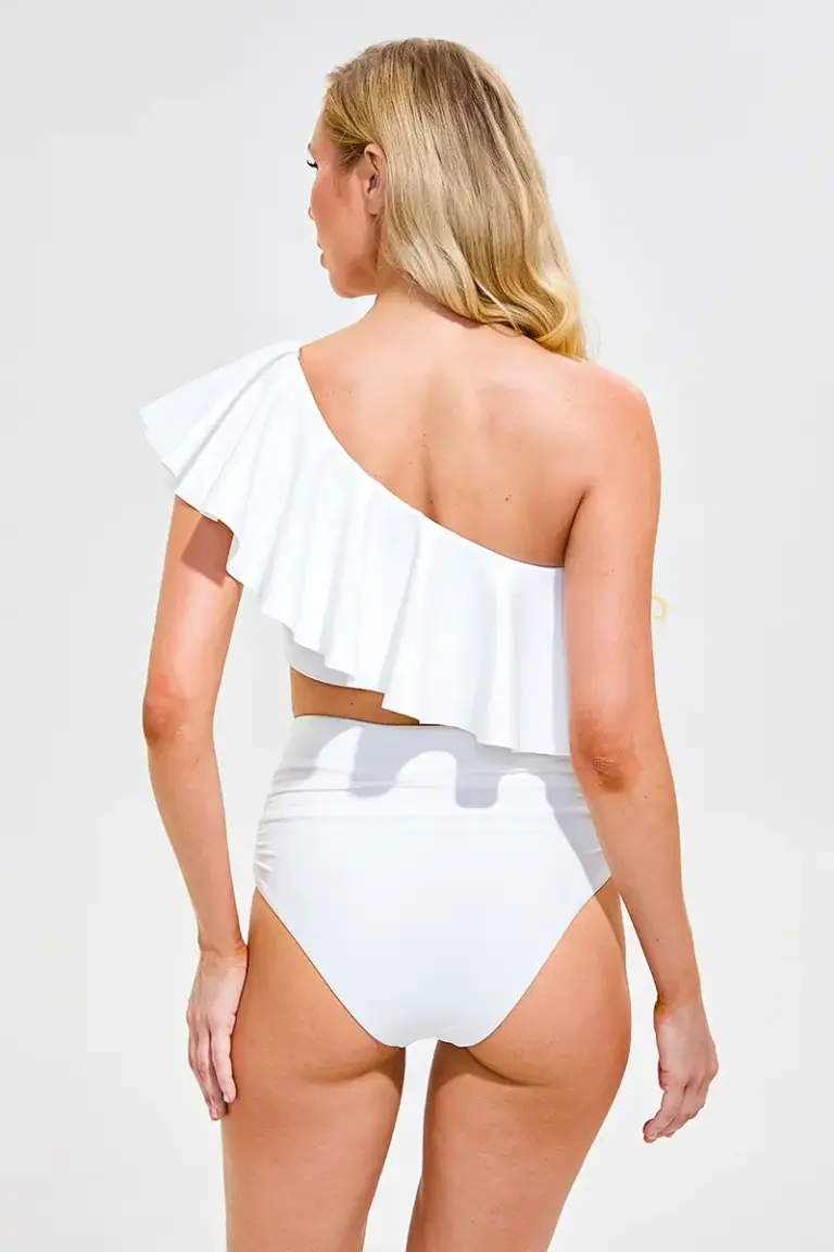 Ladies Shoulder Ruffled Bikini1