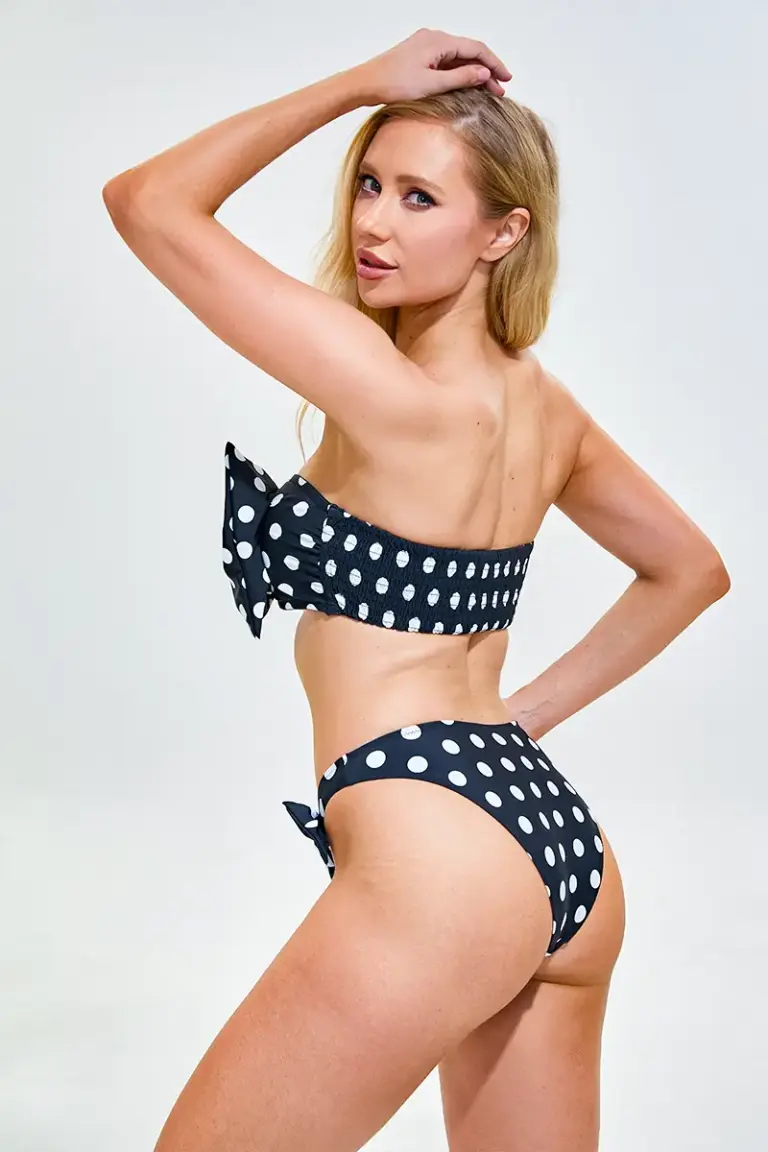 Ladies Strapless Bow Bikini Top3