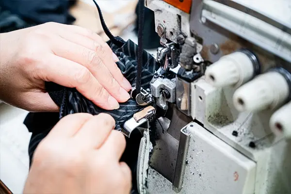 Precision Label Sewing